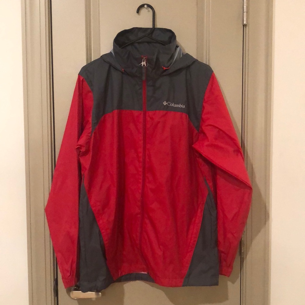 COLUMBIA GLENNAKER LAKE RAIN JACKET FOR MEN - SIZE SMALL